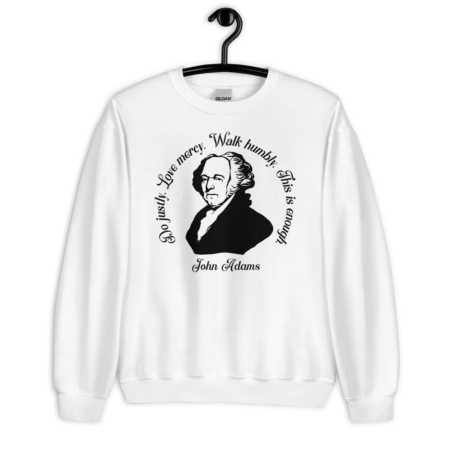 Patriotic Classic Fit Sweatshirt for Women "John Adams" SS200008