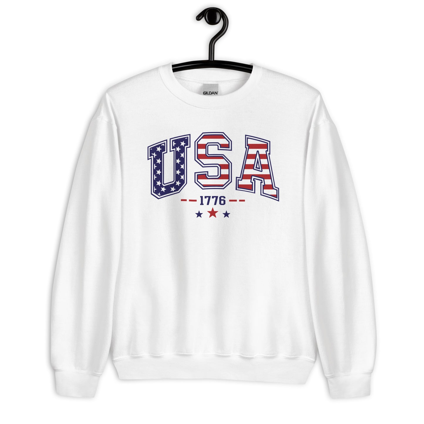 Patriotic Classic Fit Sweatshirt for Women "USA" SS200025