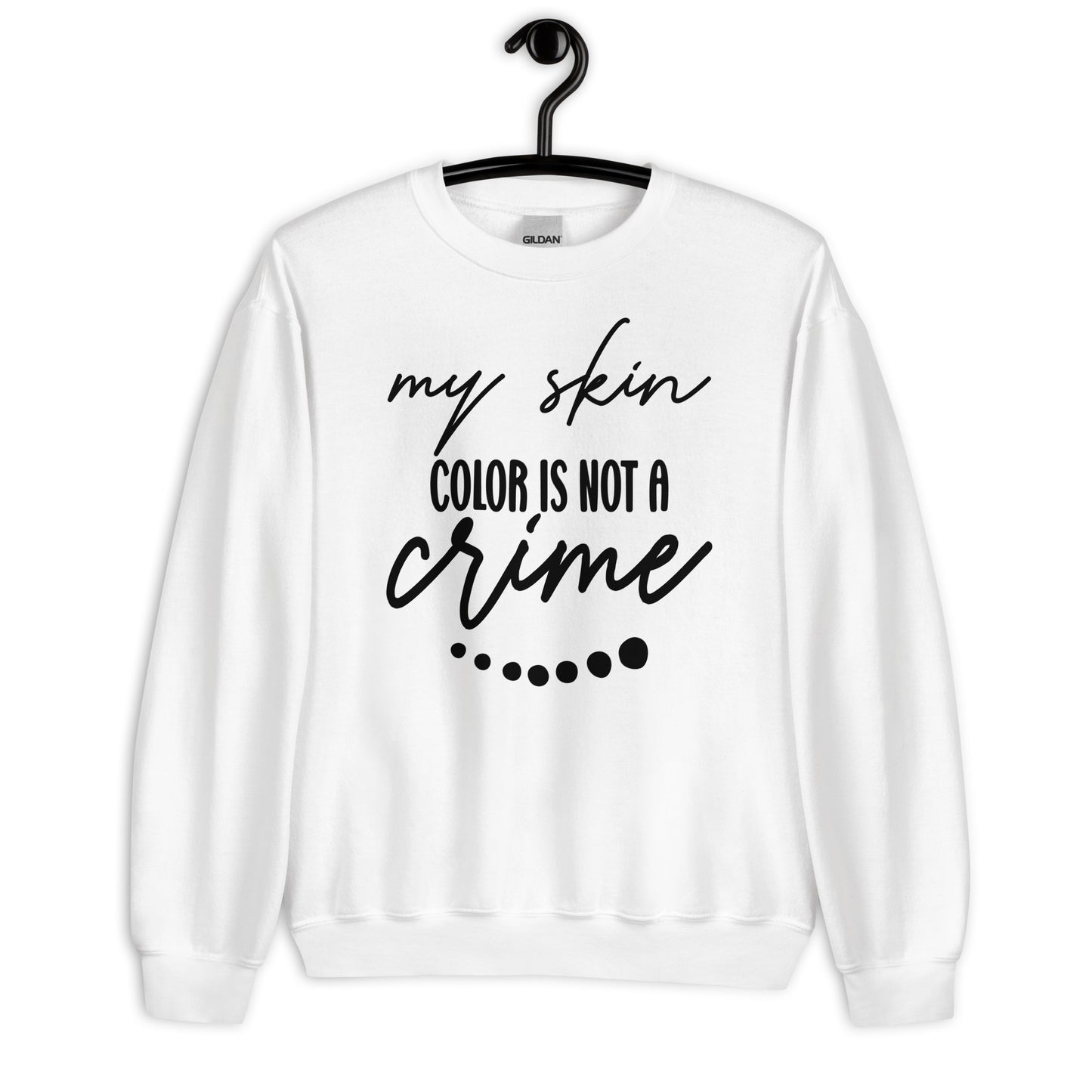 Patriotic Classic Fit Sweatshirt for Women "Not a Crime" SS200027