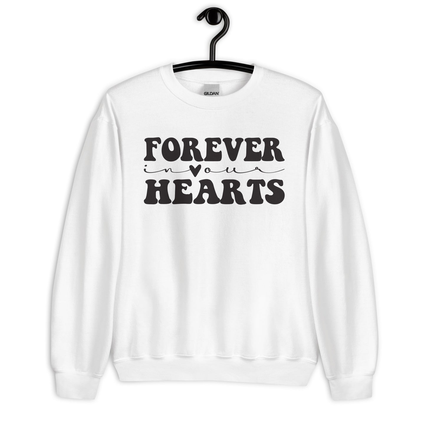 Patriotic Classic Fit Sweatshirt for Women "Forever in our Hearts" SS200043