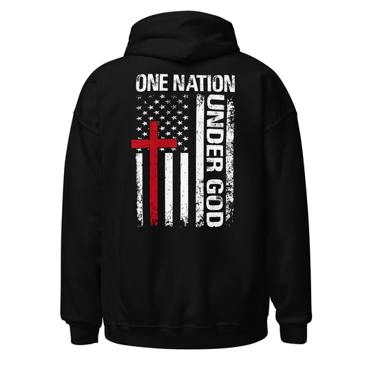 Men Hoodie "One Nation Under God"