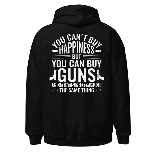 Men Hoodie "You Can't Buy Happiness..."