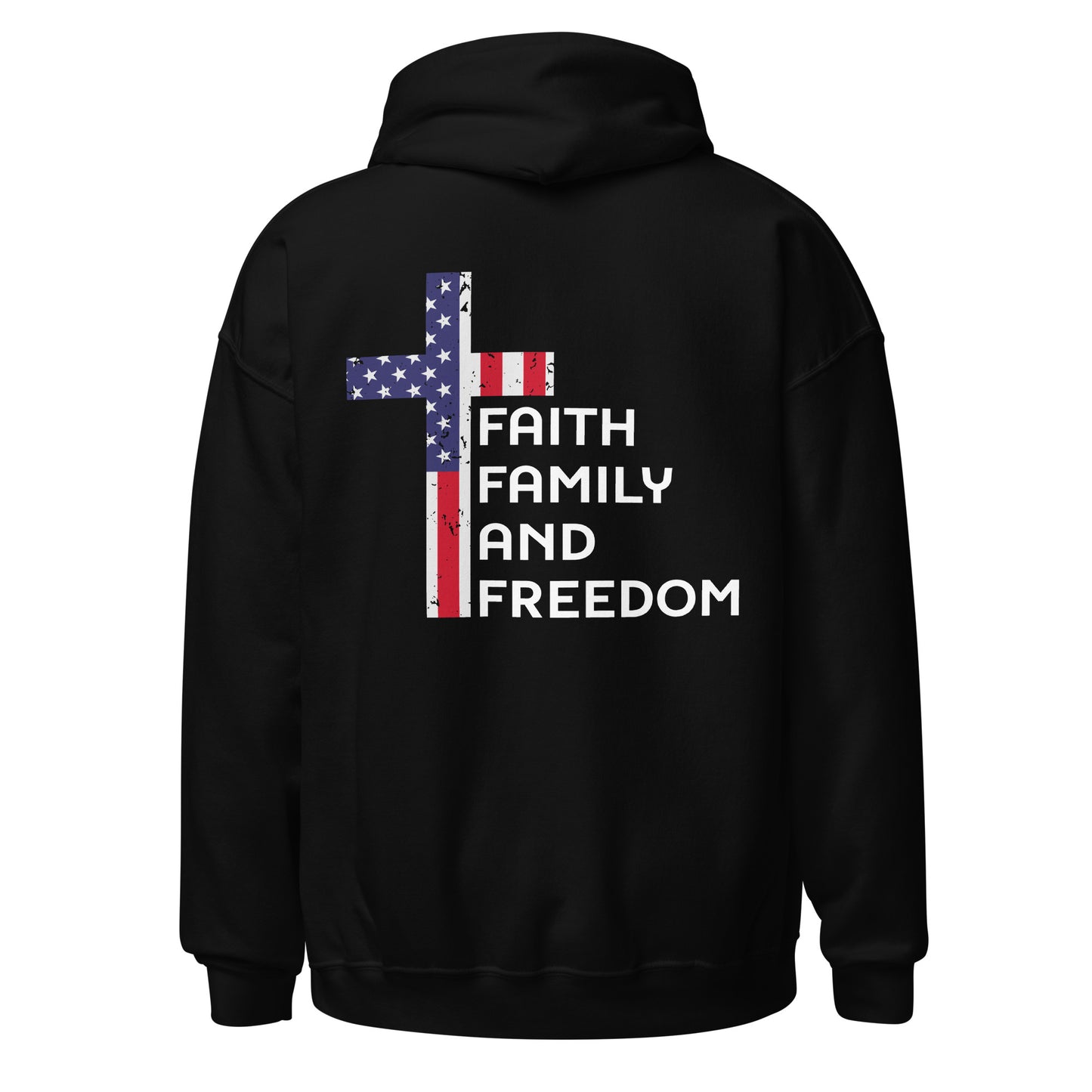 Women Hoodie "Faith Family and Freedom"