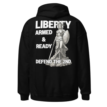 Unisex Hoodie "Liberty - Armed and Ready"