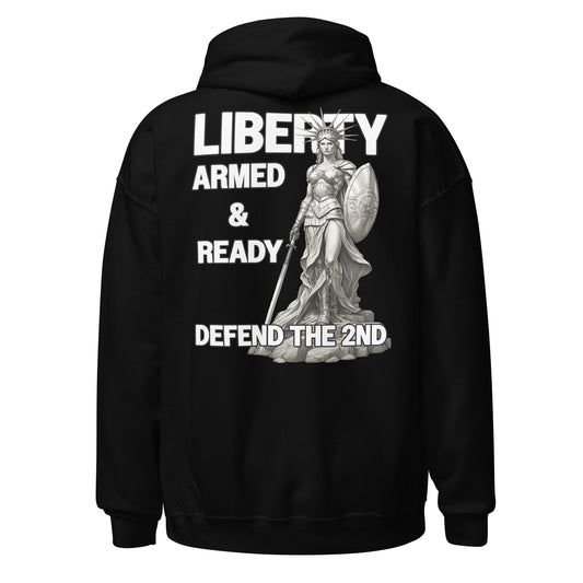 Unisex Hoodie "Liberty - Armed and Ready"