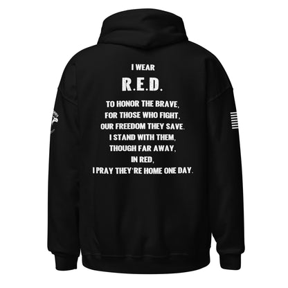 Unisex Hoodie "R.E.D. on Fridays"