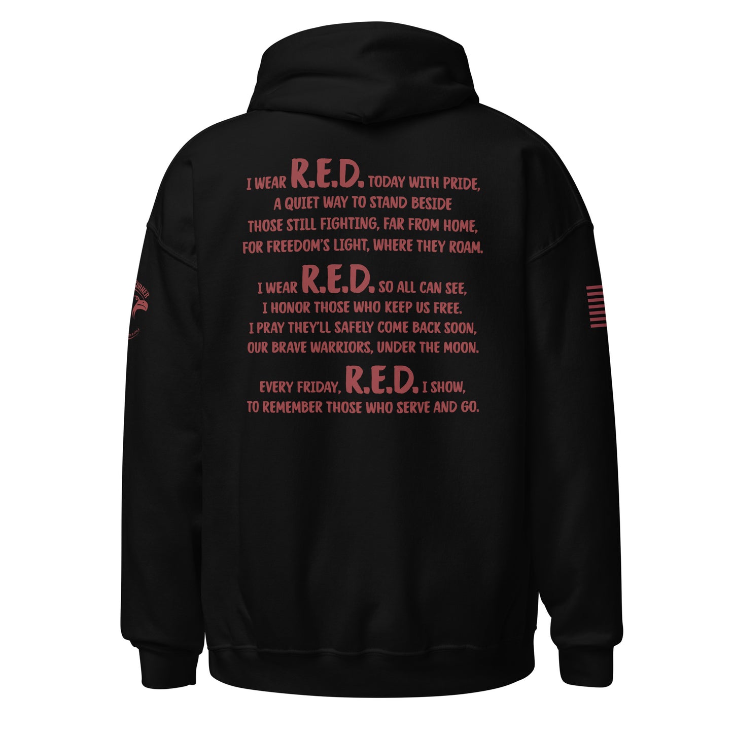 Unisex Hoodie "R.E.D. In the face of Lightning"