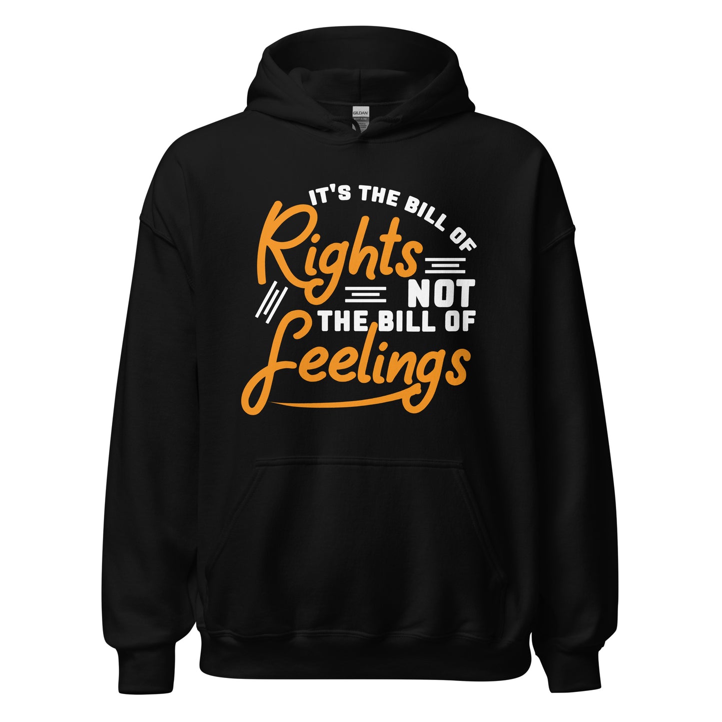 Patriotic Hoodie for Woman "Bill of Rights not the Bill of Feelings" H220019