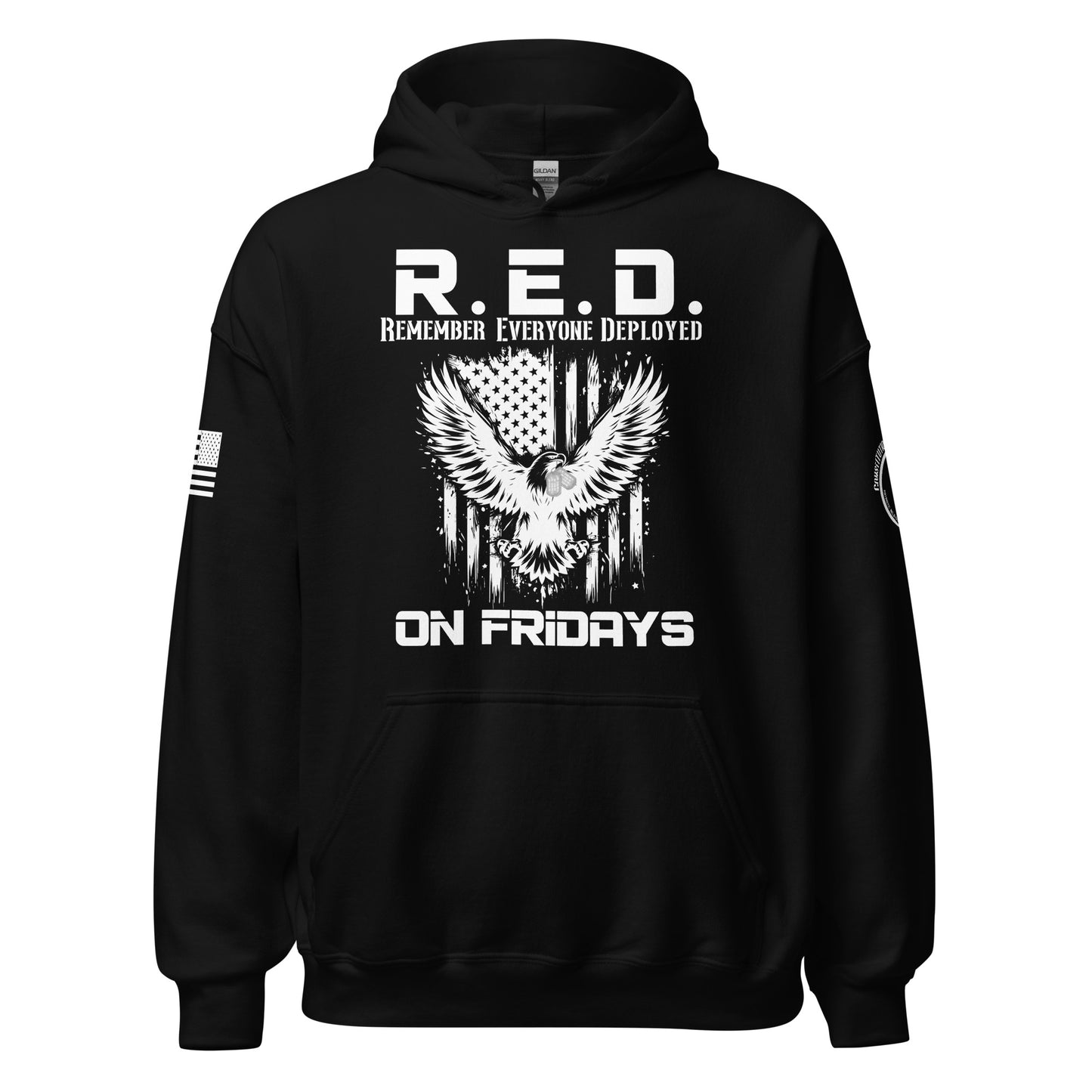 Unisex Hoodie "R.E.D. on Fridays"