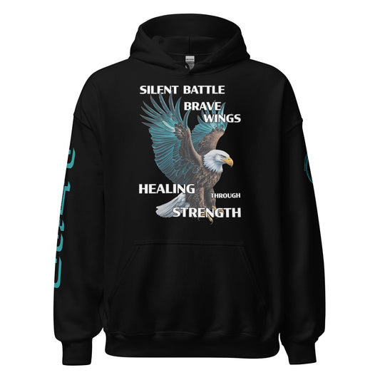 Unisex Hoodie "PTSD - Healing through Strength"