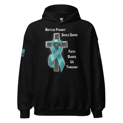 Unisex Hoodie "PTSD - Faith Guides us"