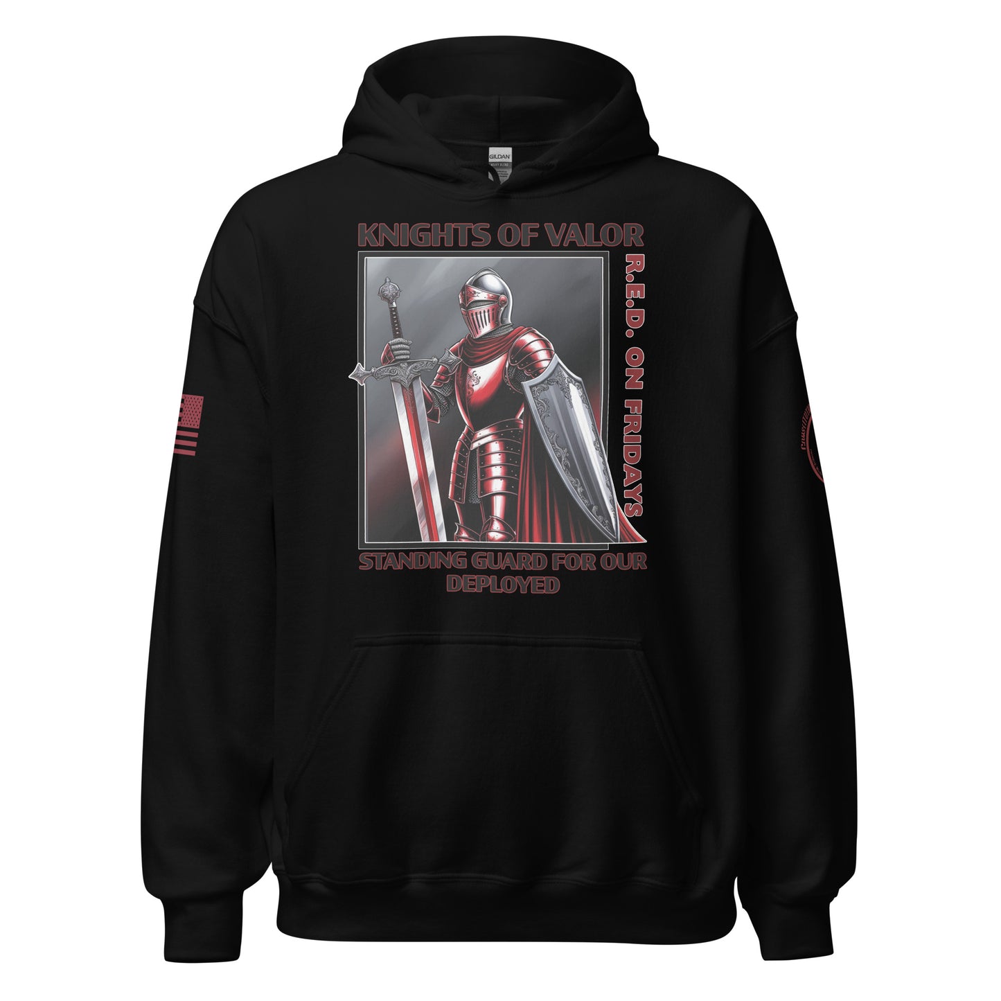 Unisex Hoodie "R.E.D. - Knights of Valor"