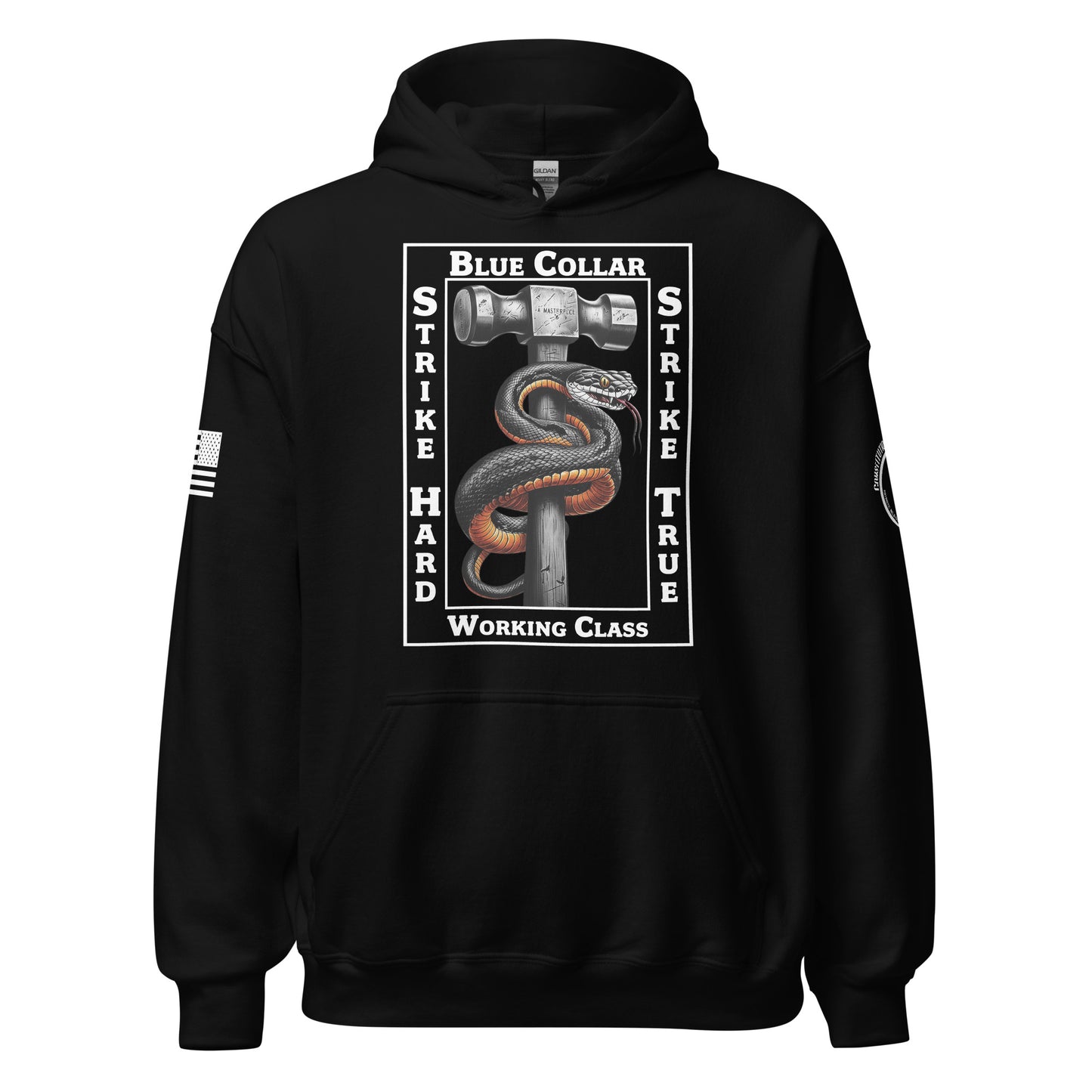 Unisex Hoodie "Striking Hard - Striking True"