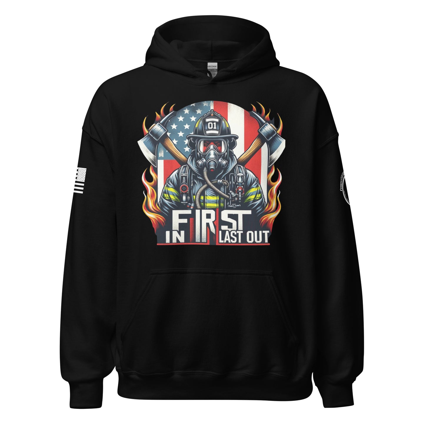 Unisex Hoodie "First in Last Out"