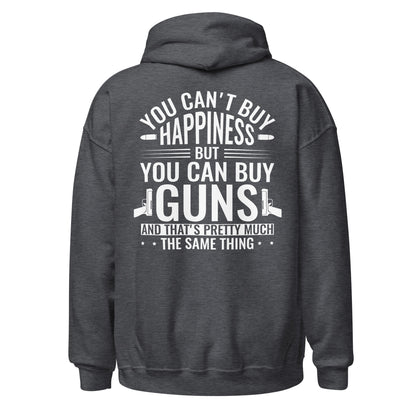 Men Hoodie "You Can't Buy Happiness..."