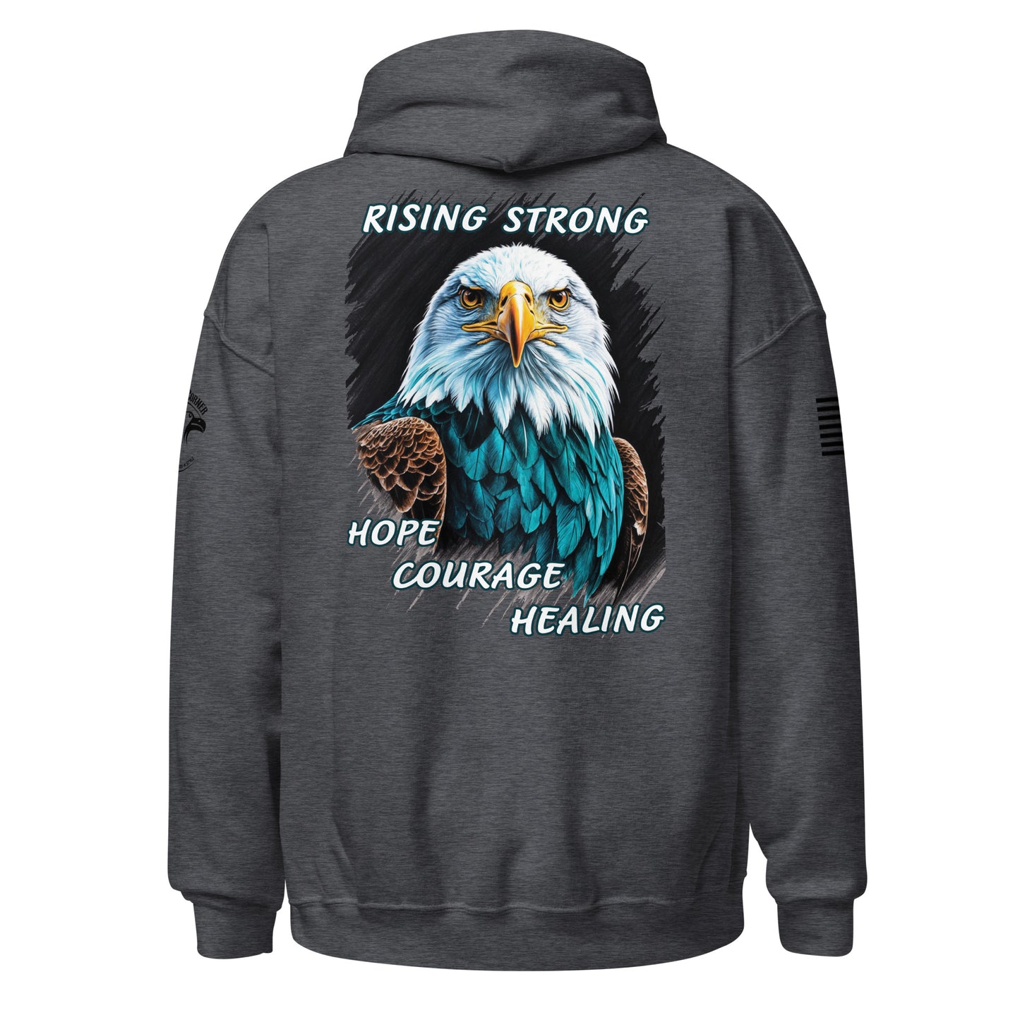 Unisex Hoodie "PTSD - Rising Strong"