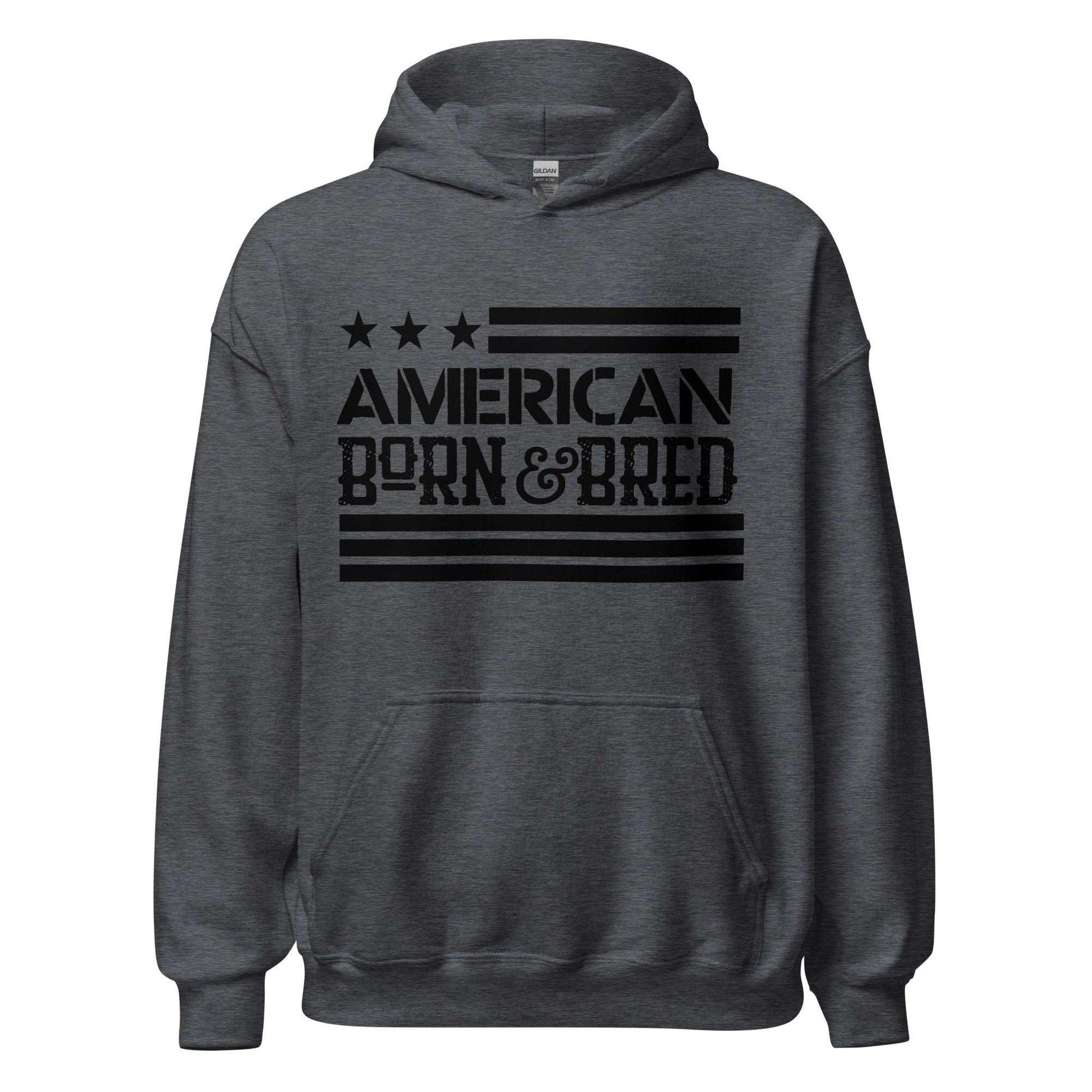 Men Hoodie "American Born & Bred"