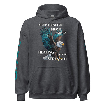 Unisex Hoodie "PTSD - Healing through Strength"