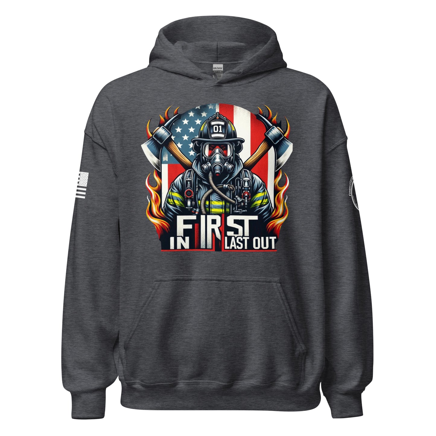 Unisex Hoodie "First in Last Out"