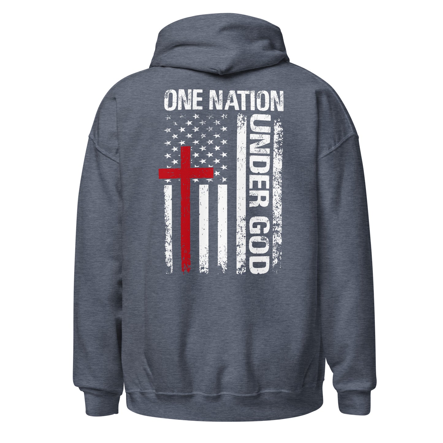 Men Hoodie "One Nation Under God"