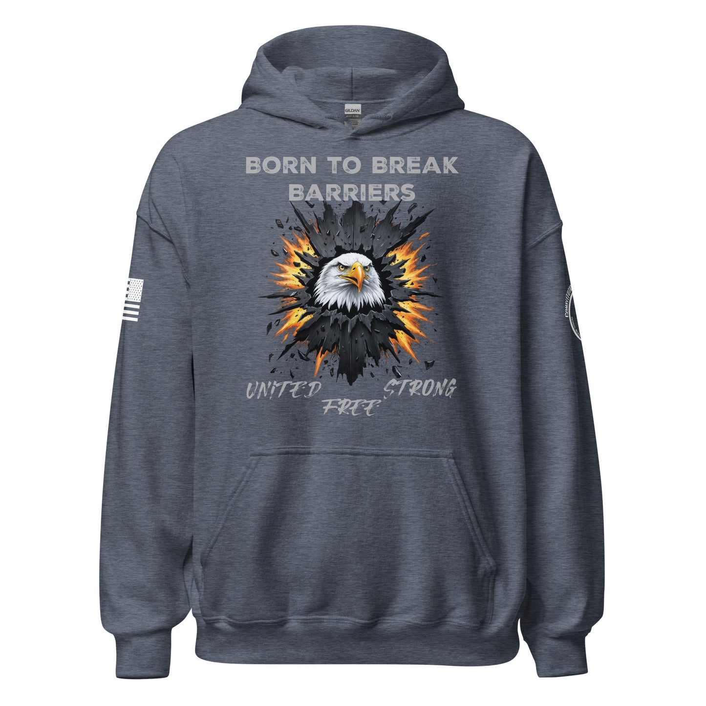 Unisex Hoodie "Born to Break Barriers"