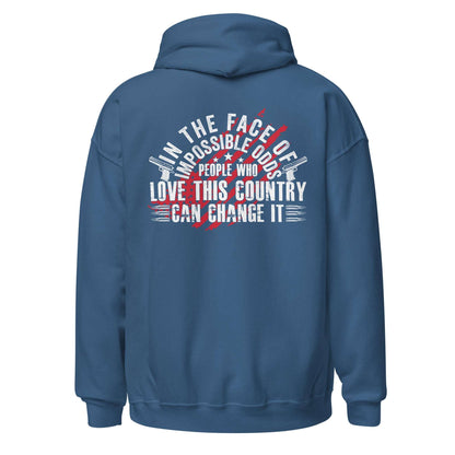 Men Hoodie "In the Face of Impossible Odds"