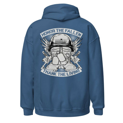 Men Hoodie "Honor The Fallen - Thank The Living"