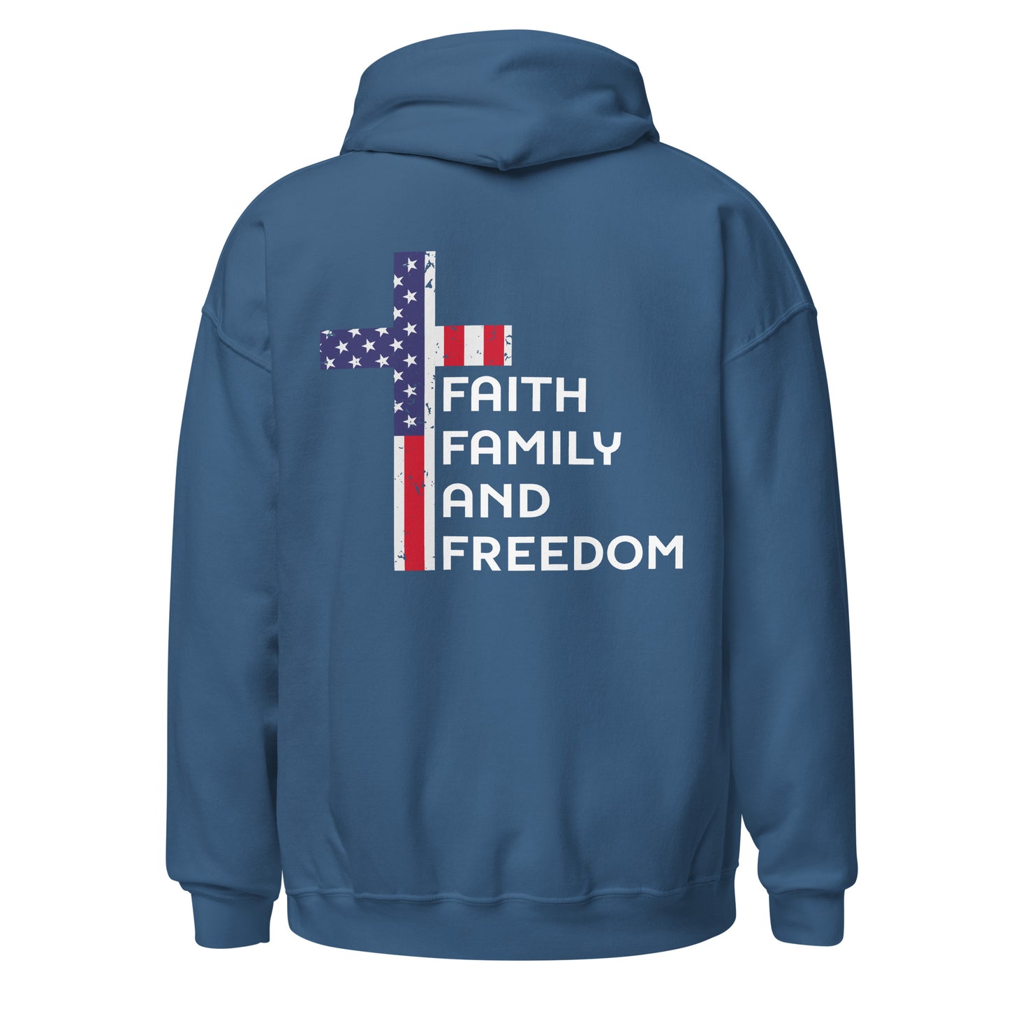 Women Hoodie "Faith Family and Freedom"