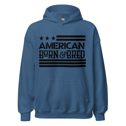 Men Hoodie "American Born & Bred"