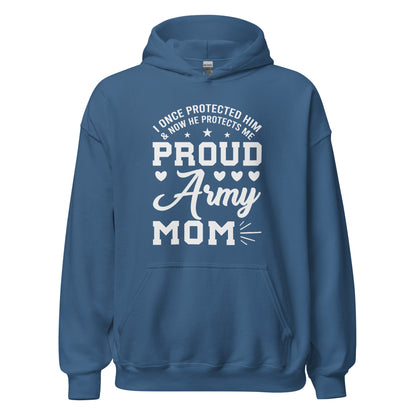 Patriotic Hoodie for Woman "Proud Army Mom" H220025