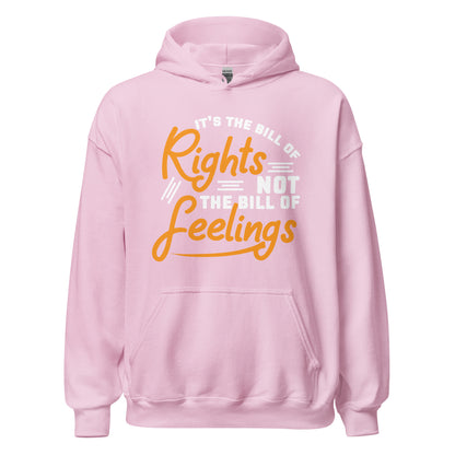 Patriotic Hoodie for Woman "Bill of Rights not the Bill of Feelings" H220019