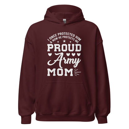 Patriotic Hoodie for Woman "Proud Army Mom" H220025