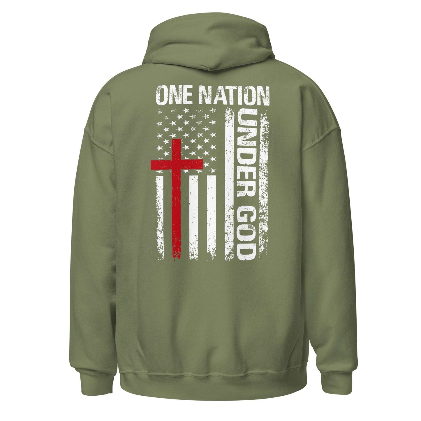 Men Hoodie "One Nation Under God"