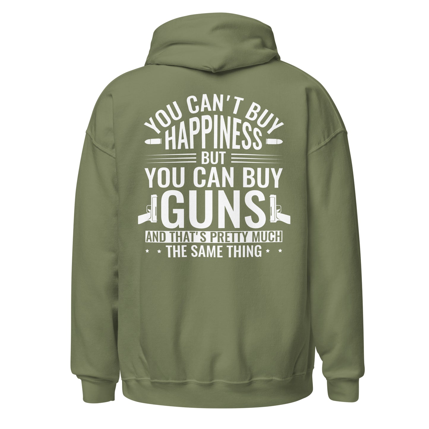 Men Hoodie "You Can't Buy Happiness..."