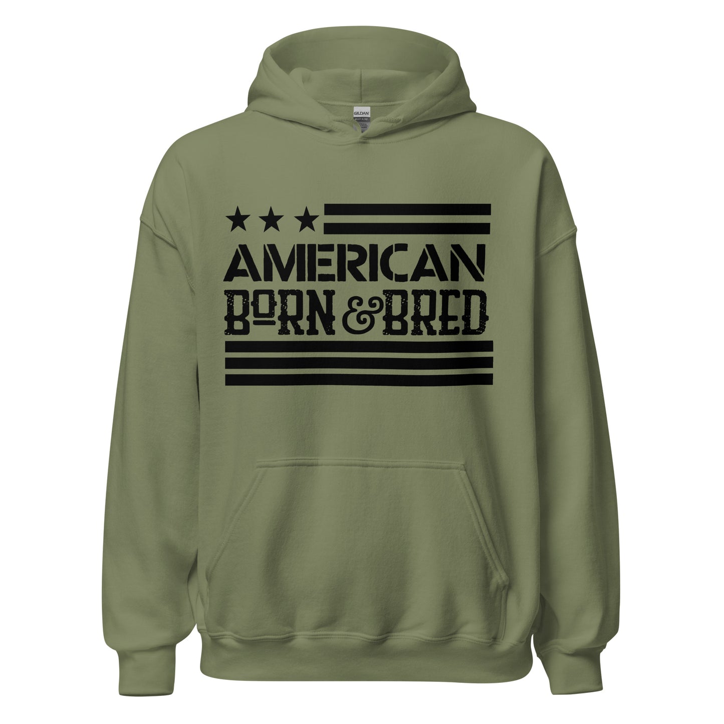 Men Hoodie "American Born & Bred"