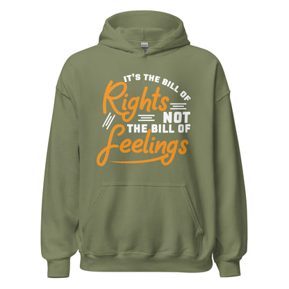 Patriotic Hoodie for Woman "Bill of Rights not the Bill of Feelings" H220019