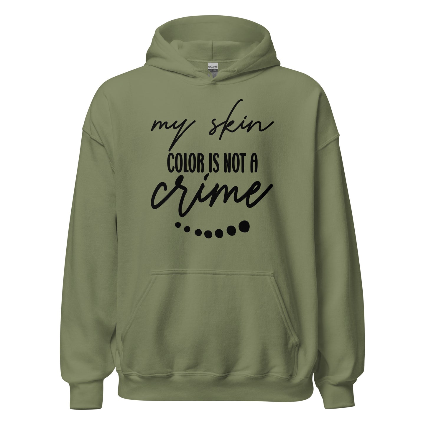 Patriotic Hoodie for Woman "My Skin Color Is Not A Crime" H220020