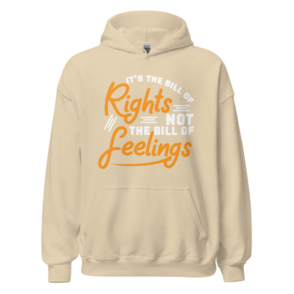 Patriotic Hoodie for Woman "Bill of Rights not the Bill of Feelings" H220019