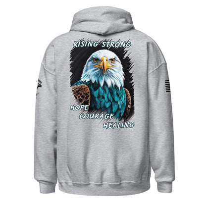 Unisex Hoodie "PTSD - Rising Strong"