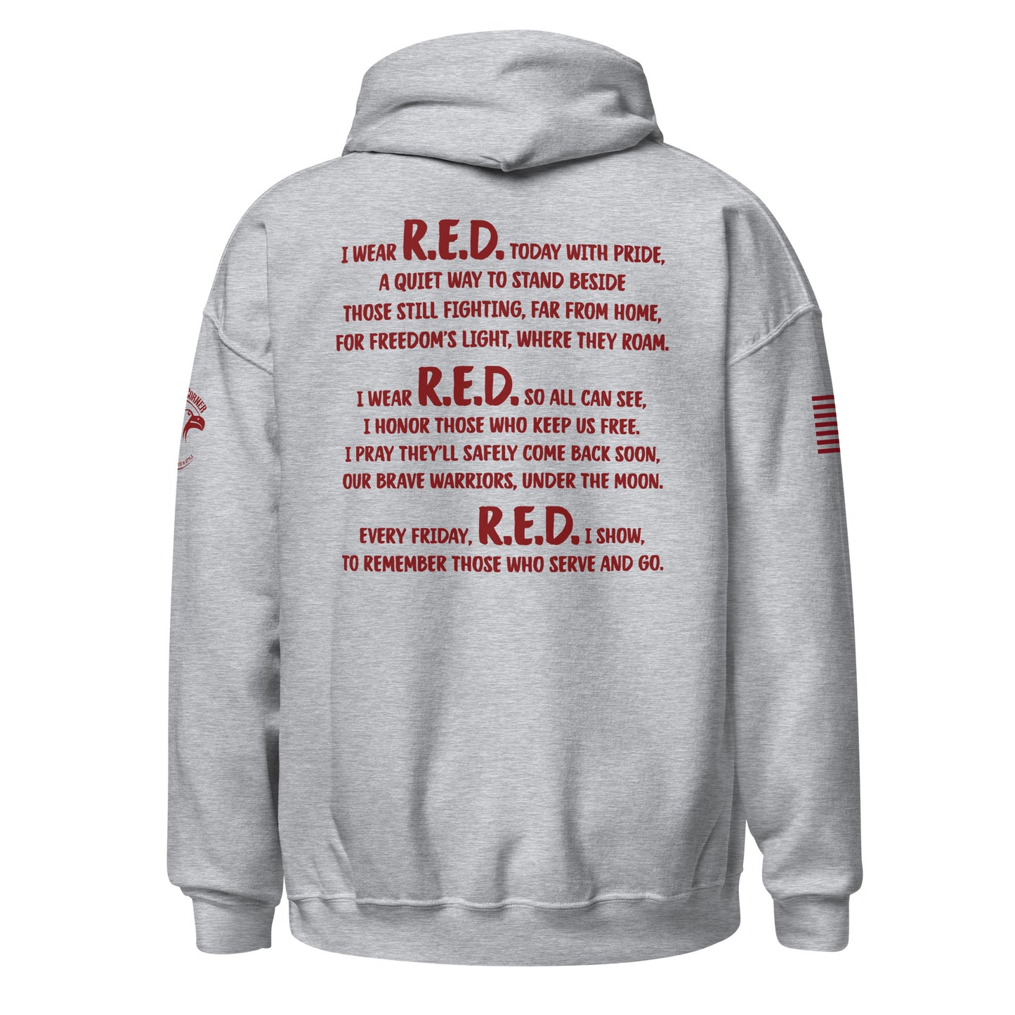 Unisex Hoodie "R.E.D. In the face of Lightning"