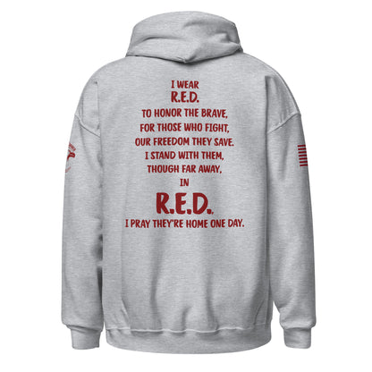 Unisex Hoodie "R.E.D. on Fridays"