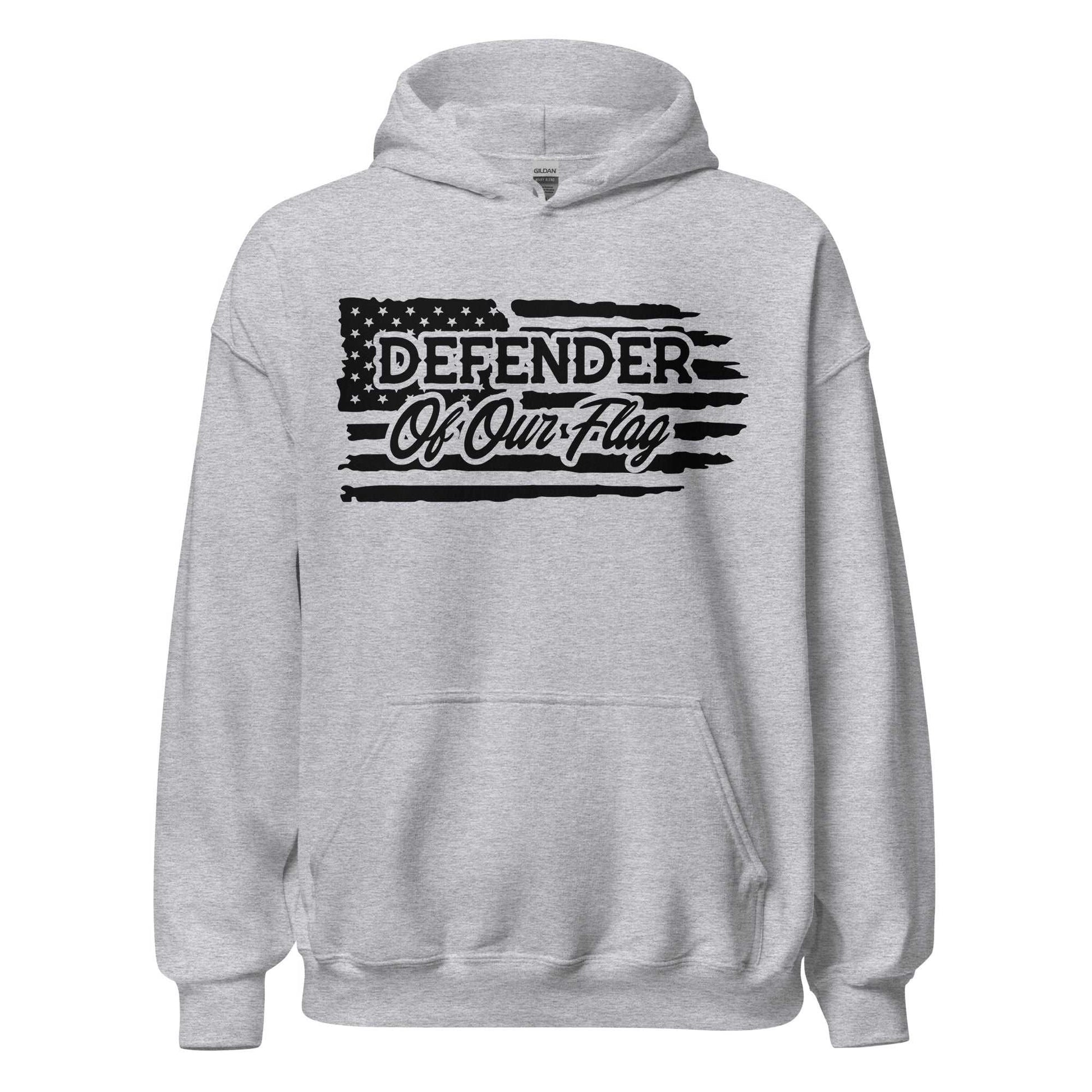 Men Hoodie "Defender Of Our Flag"