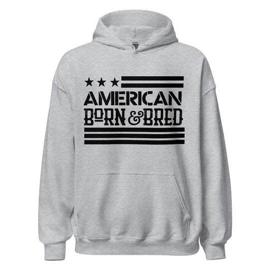 Men Hoodie "American Born & Bred"