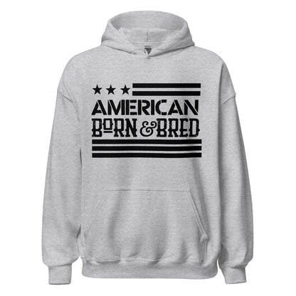 Men Hoodie "American Born & Bred"