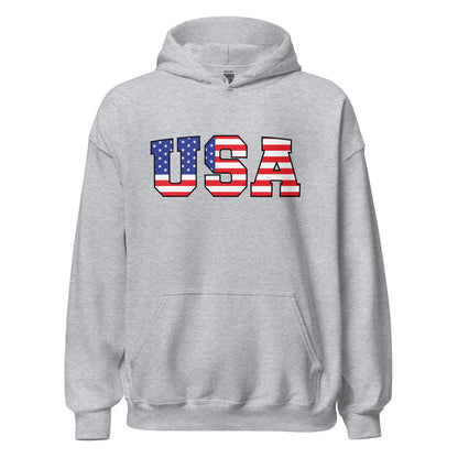 Patriotic Hoodie for Woman "USA" H220018