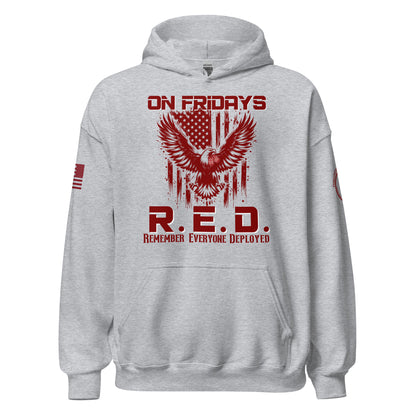 Unisex Hoodie "R.E.D. on Fridays"