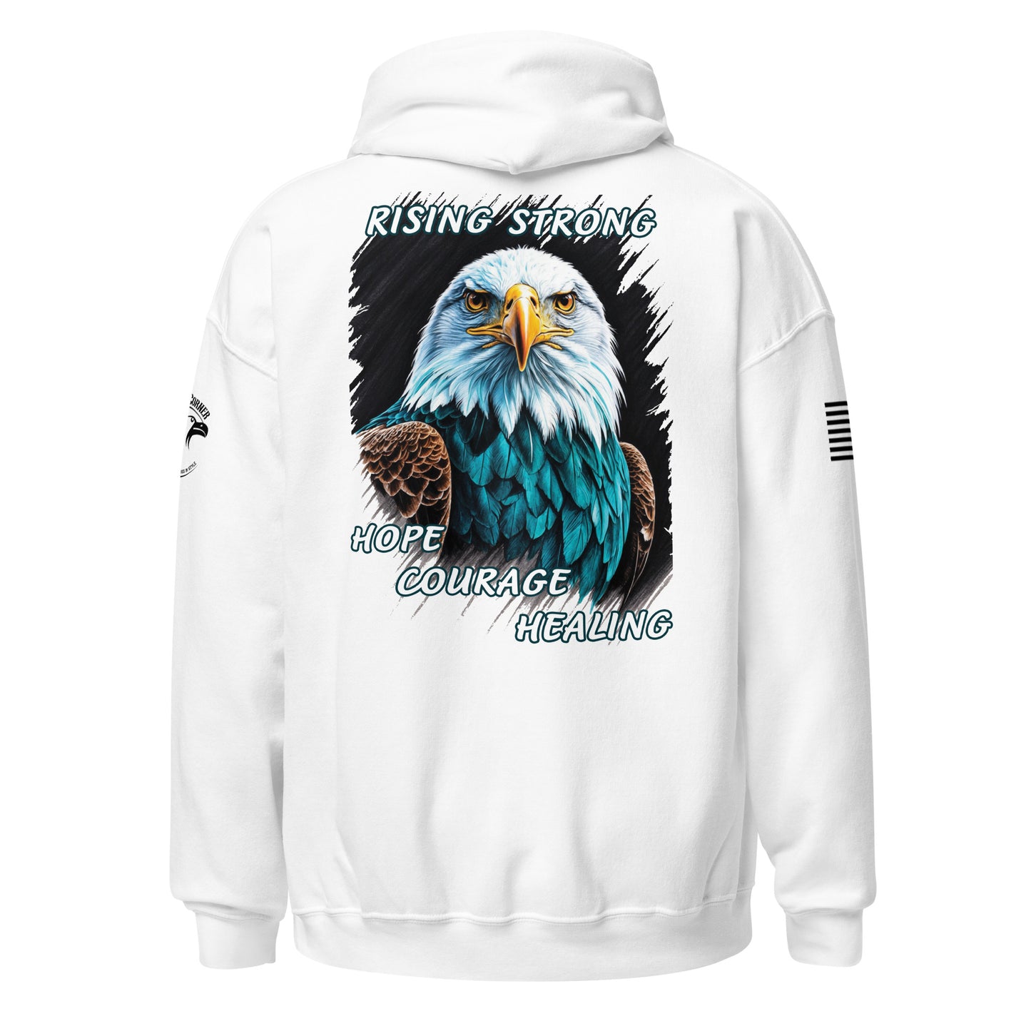 Unisex Hoodie "PTSD - Rising Strong"