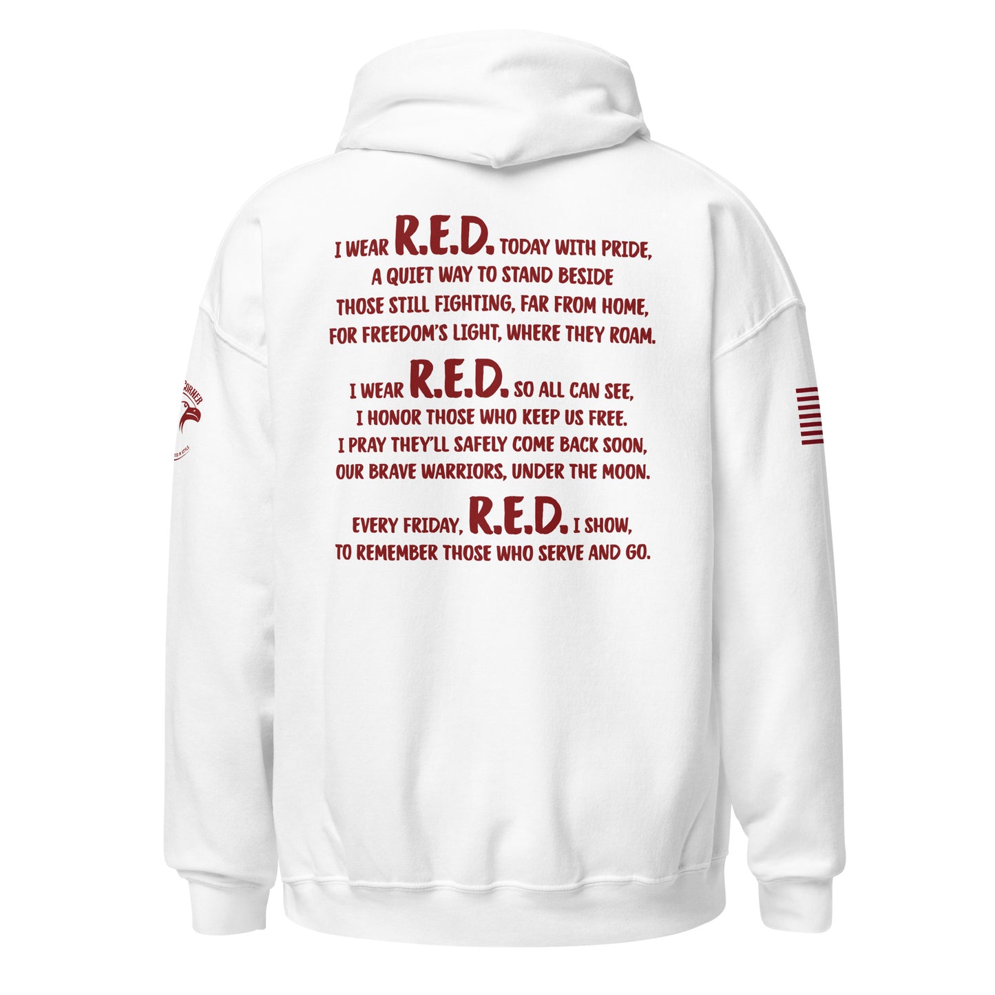 Unisex Hoodie "R.E.D. In the face of Lightning"