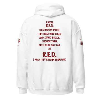 Unisex Hoodie "R.E.D. - War"