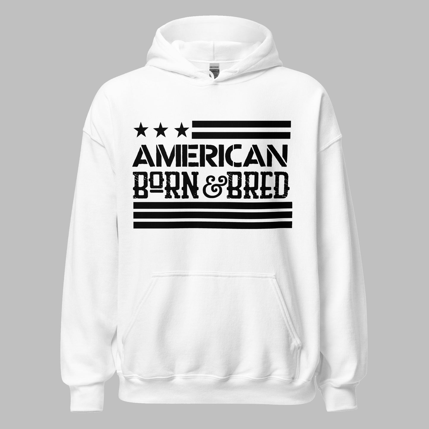 Men Hoodie "American Born & Bred"